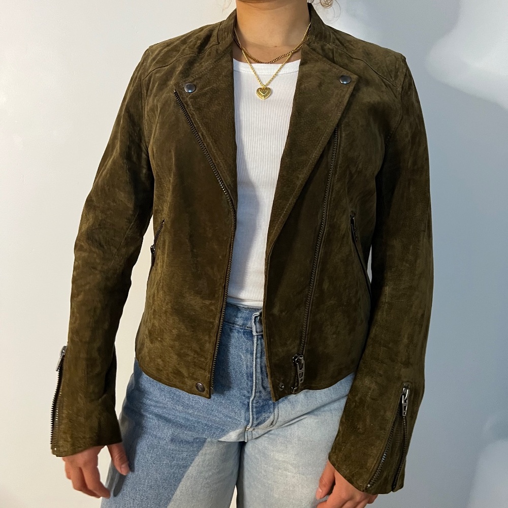 Blank NYC Suede Moto Jacket